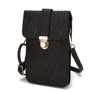 1006 MKF Small Crossbody Cell Phone Purse Wallet – PU Leather Cellphone Bag